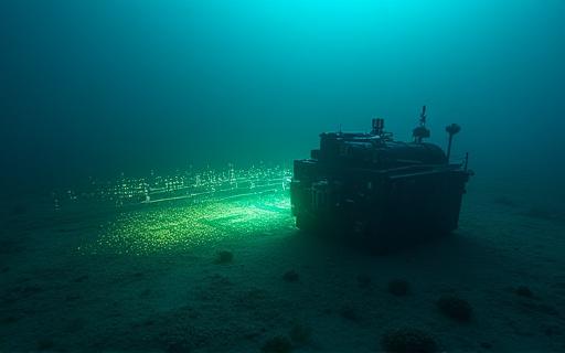 Sonar a scansione laterale in azione